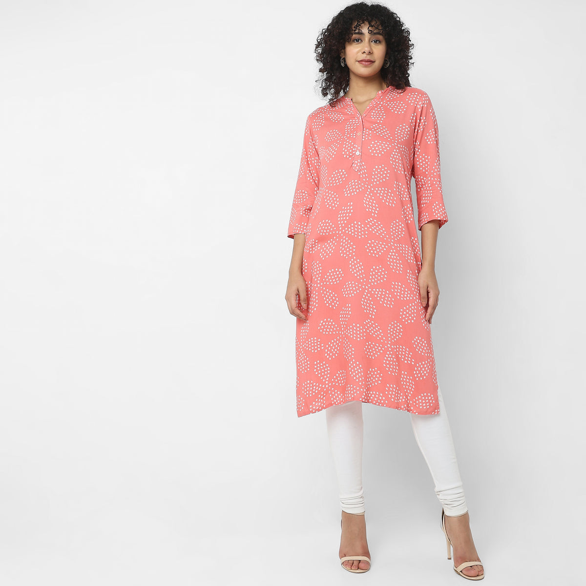 Straight Fit Printed Kurta