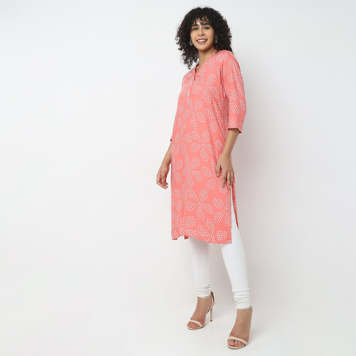 Straight Fit Printed Kurta