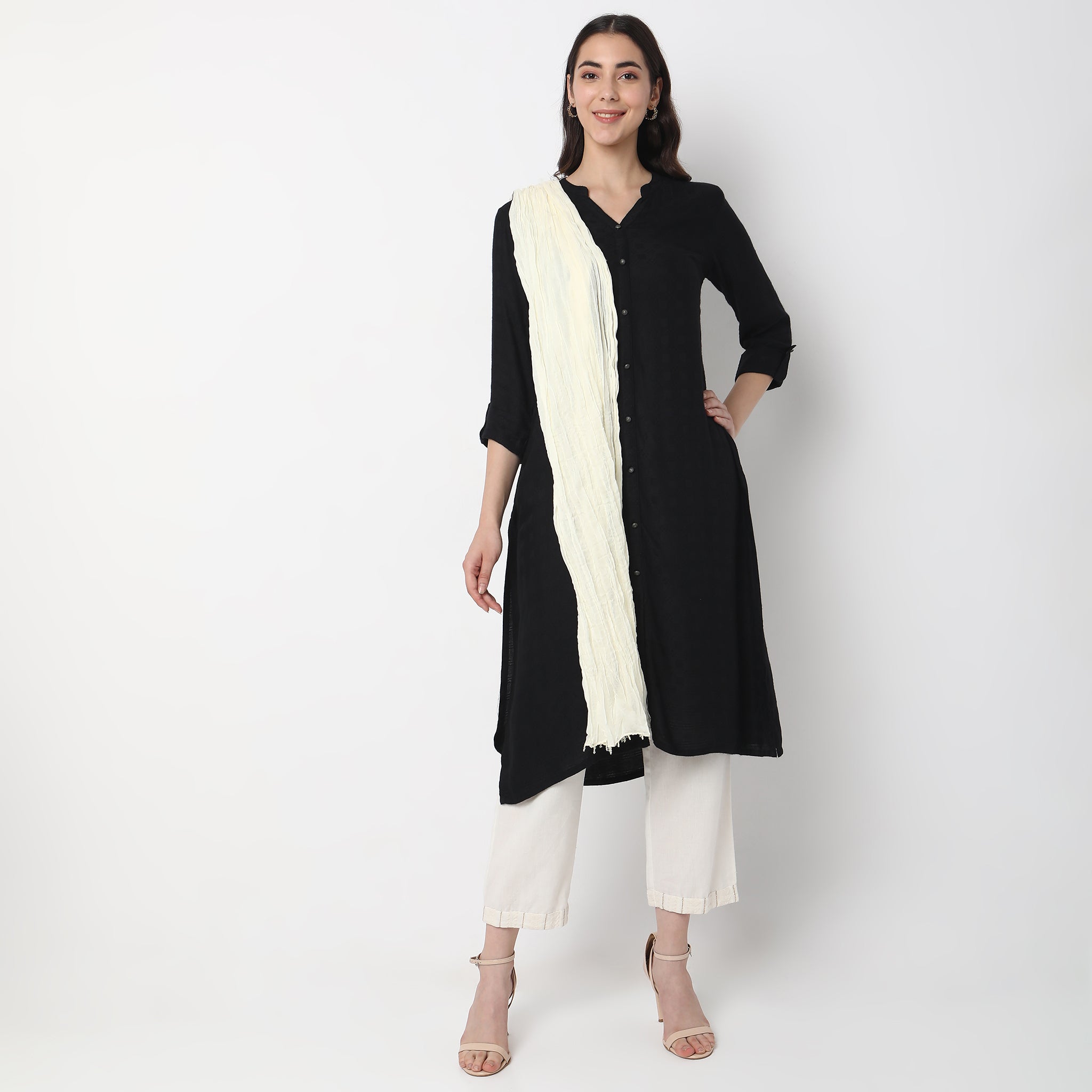 Cotton Solid Core Dupatta