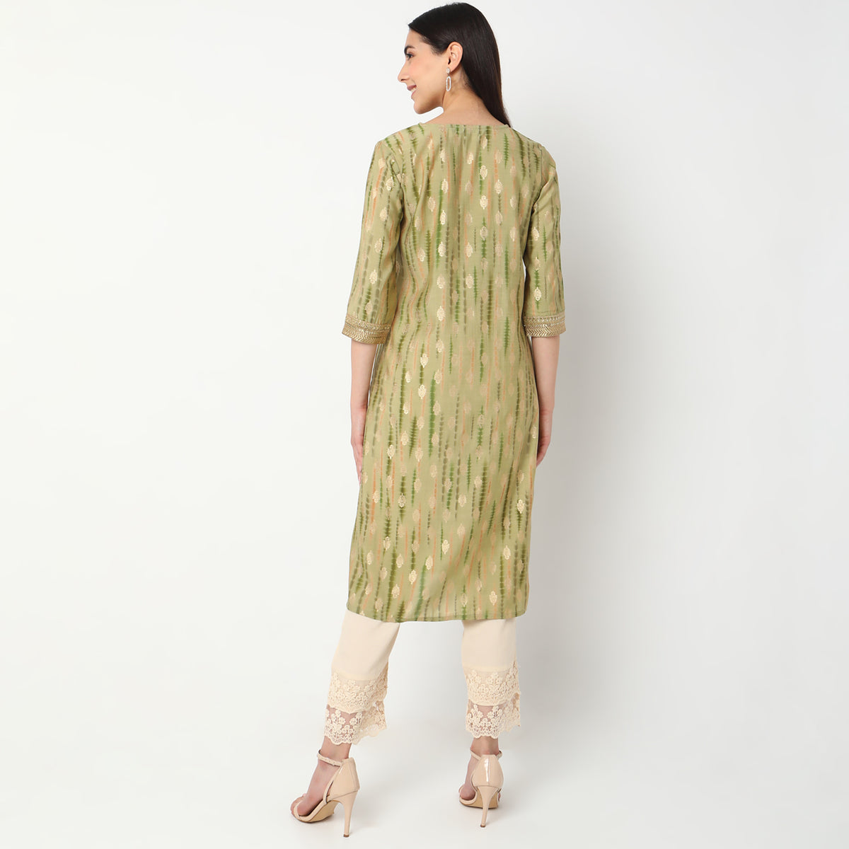 Straight Fit Printed Kurta