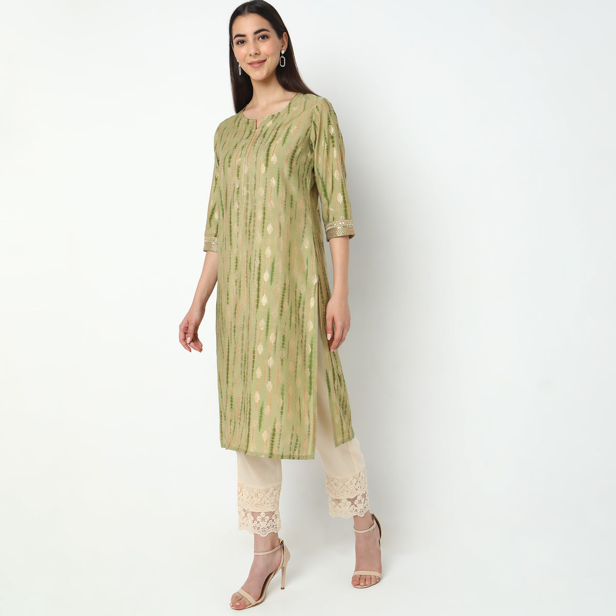 Straight Fit Printed Kurta