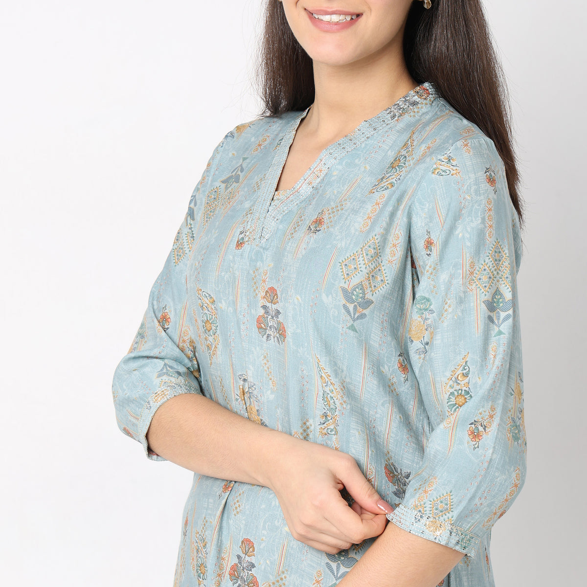 Regular Fit Printed Kurta