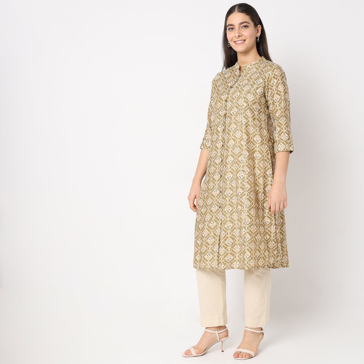 Regular Fit Printed Kurta