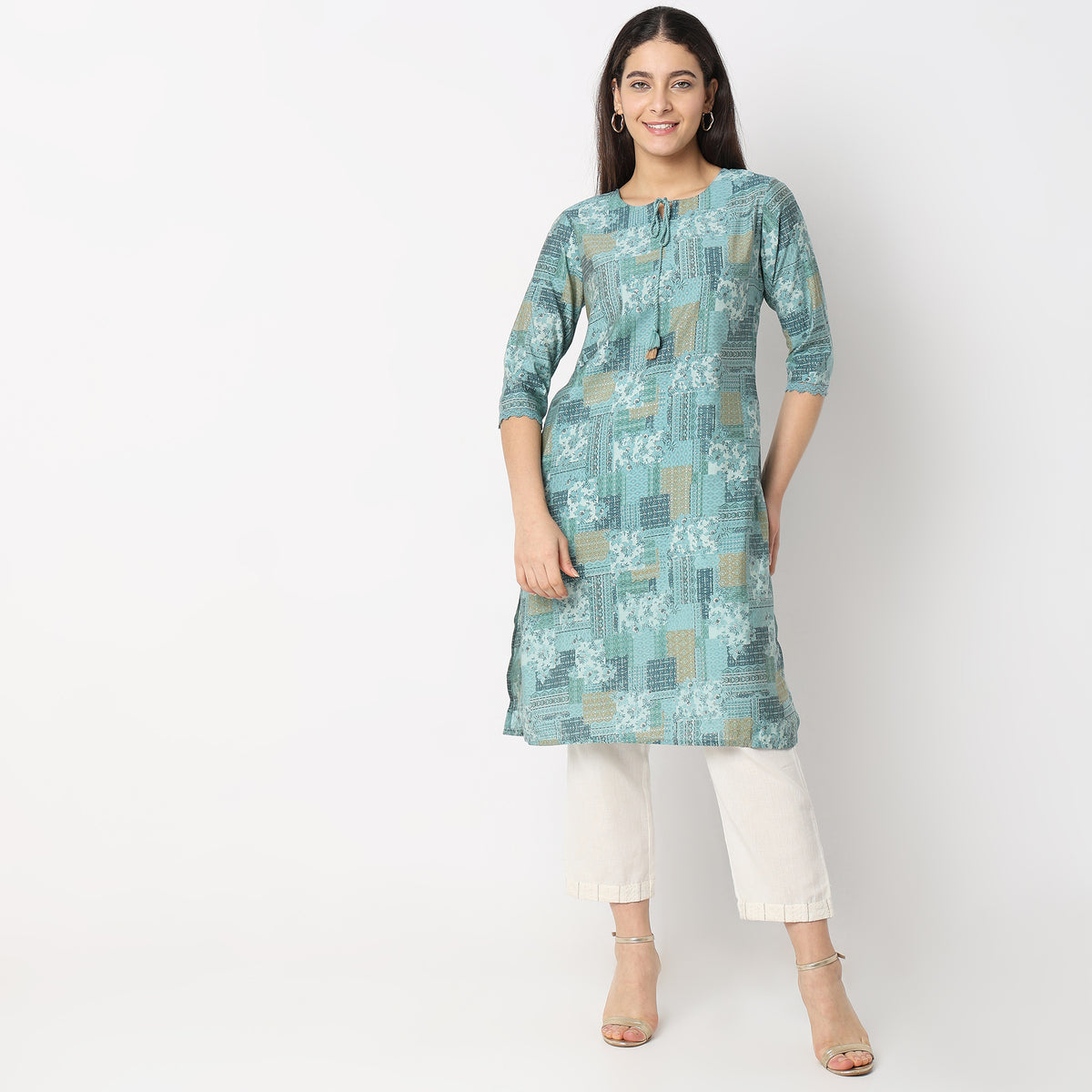 Regular Fit Printed Kurta