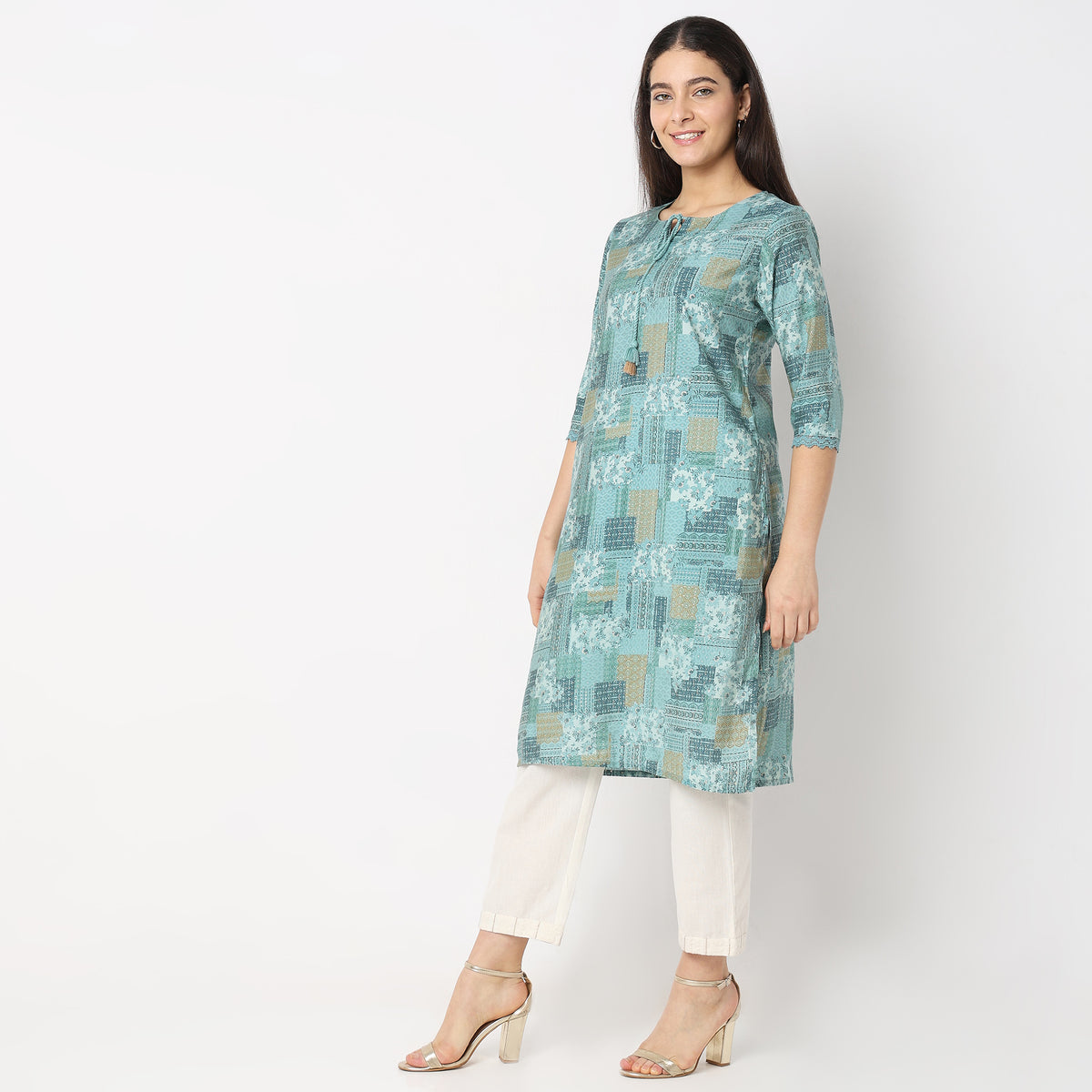 Regular Fit Printed Kurta