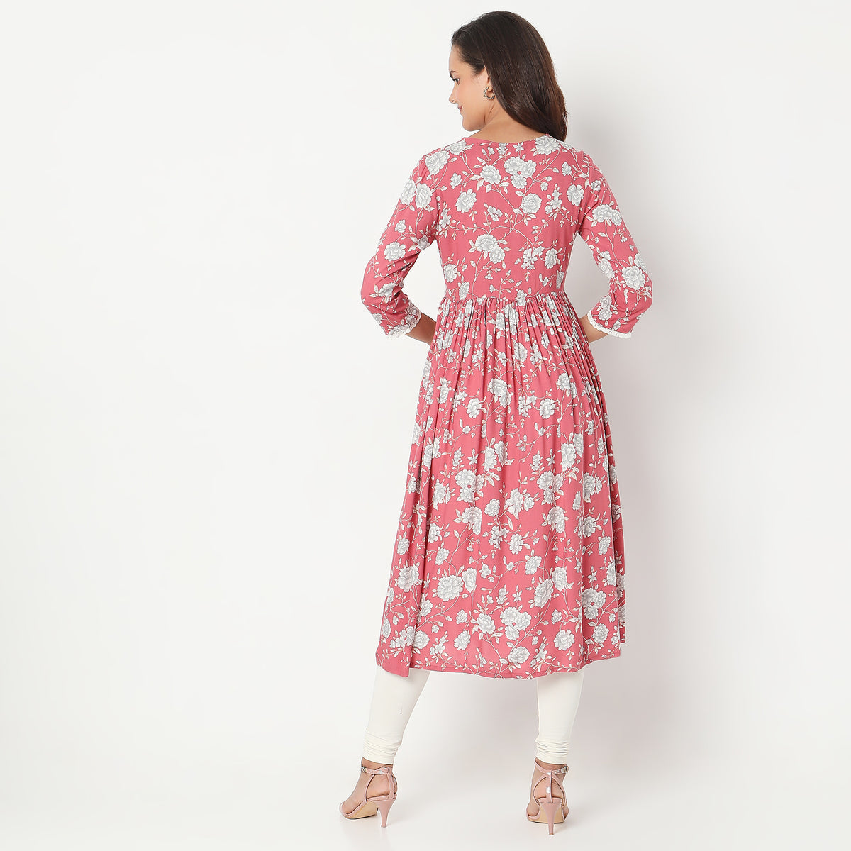 Flare Fit Printed Kurta