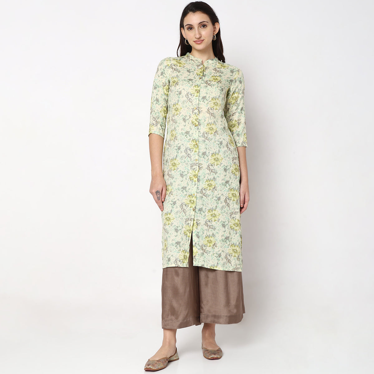 Straight Fit Printed Kurta