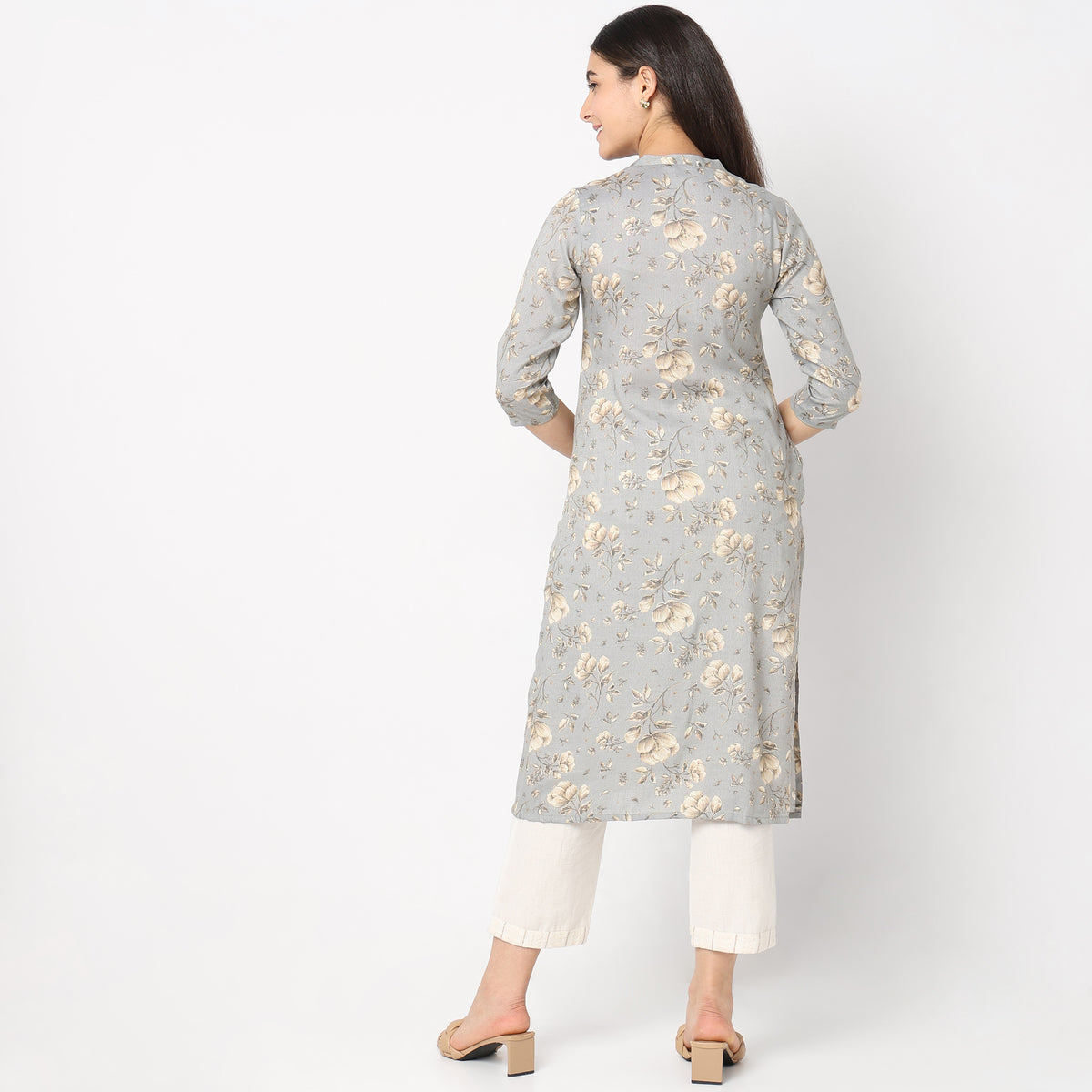 Straight Fit Printed Kurta