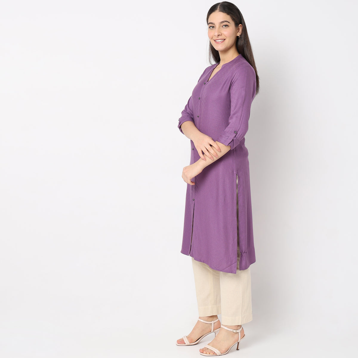 Flare Fit Printed Kurta