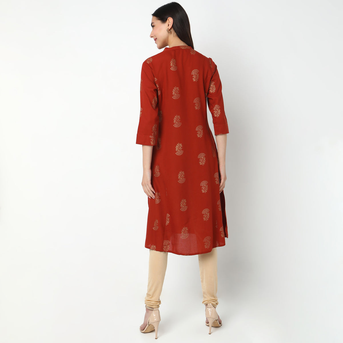 Flare Fit Printed Kurta