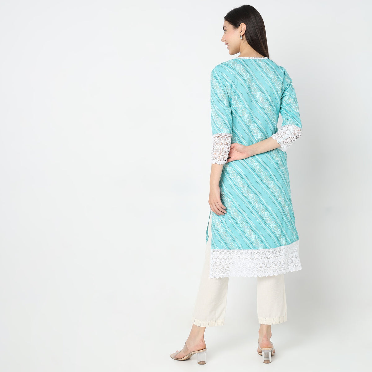 Straight Fit Printed Kurta