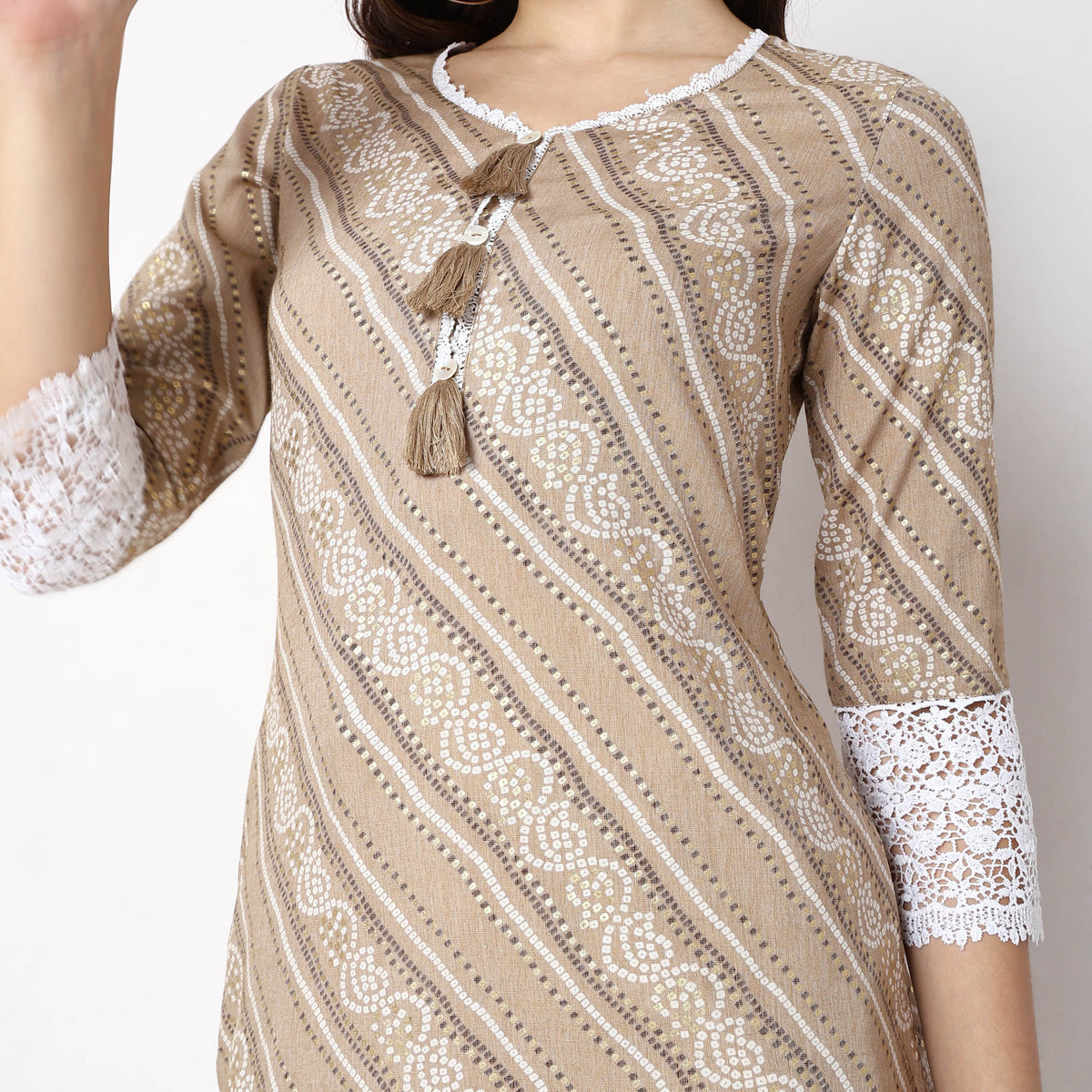 Straight Fit Printed Kurta