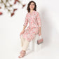 Straight Fit Floral Kurta