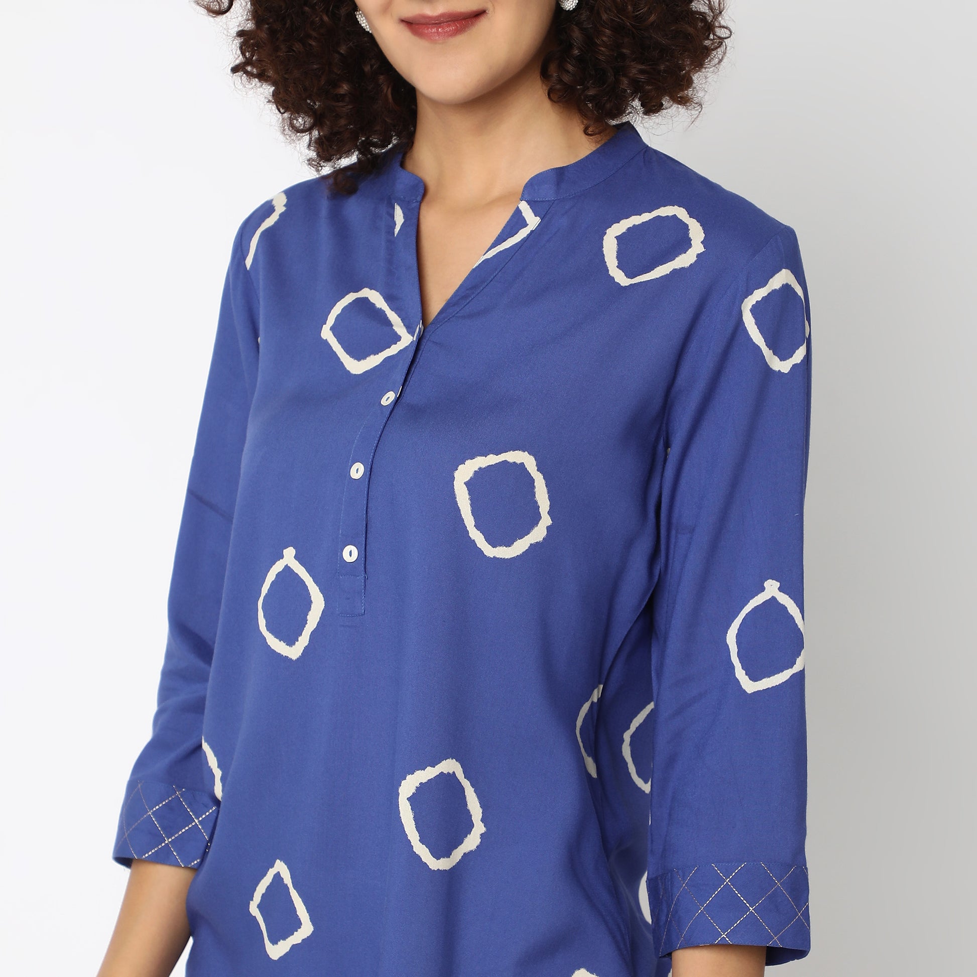 Straight Fit Printed Kurta