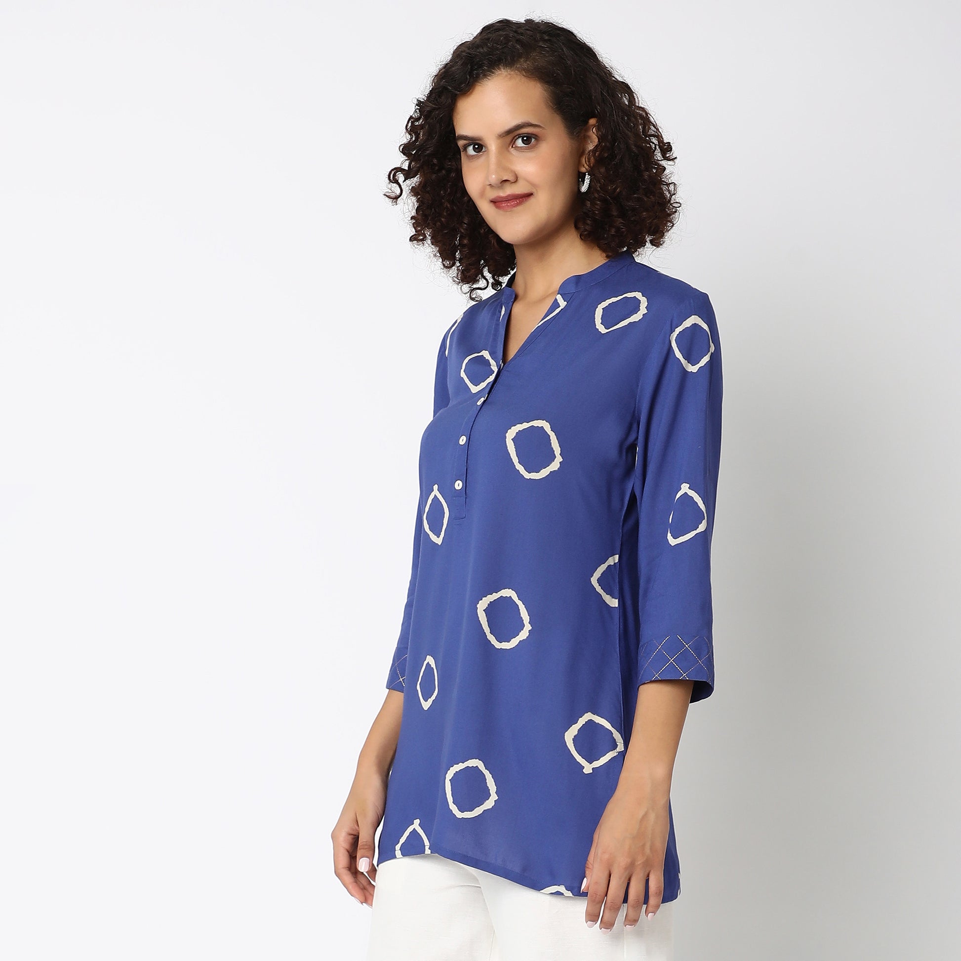 Straight Fit Printed Kurta