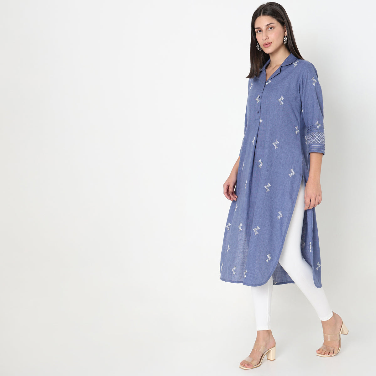 Flare Fit Printed Kurta