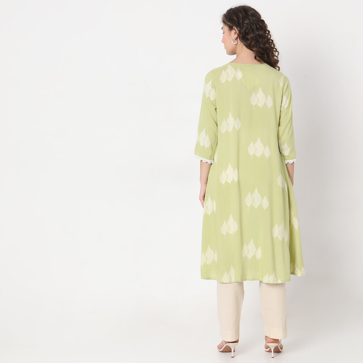 Flare Fit Printed Kurta