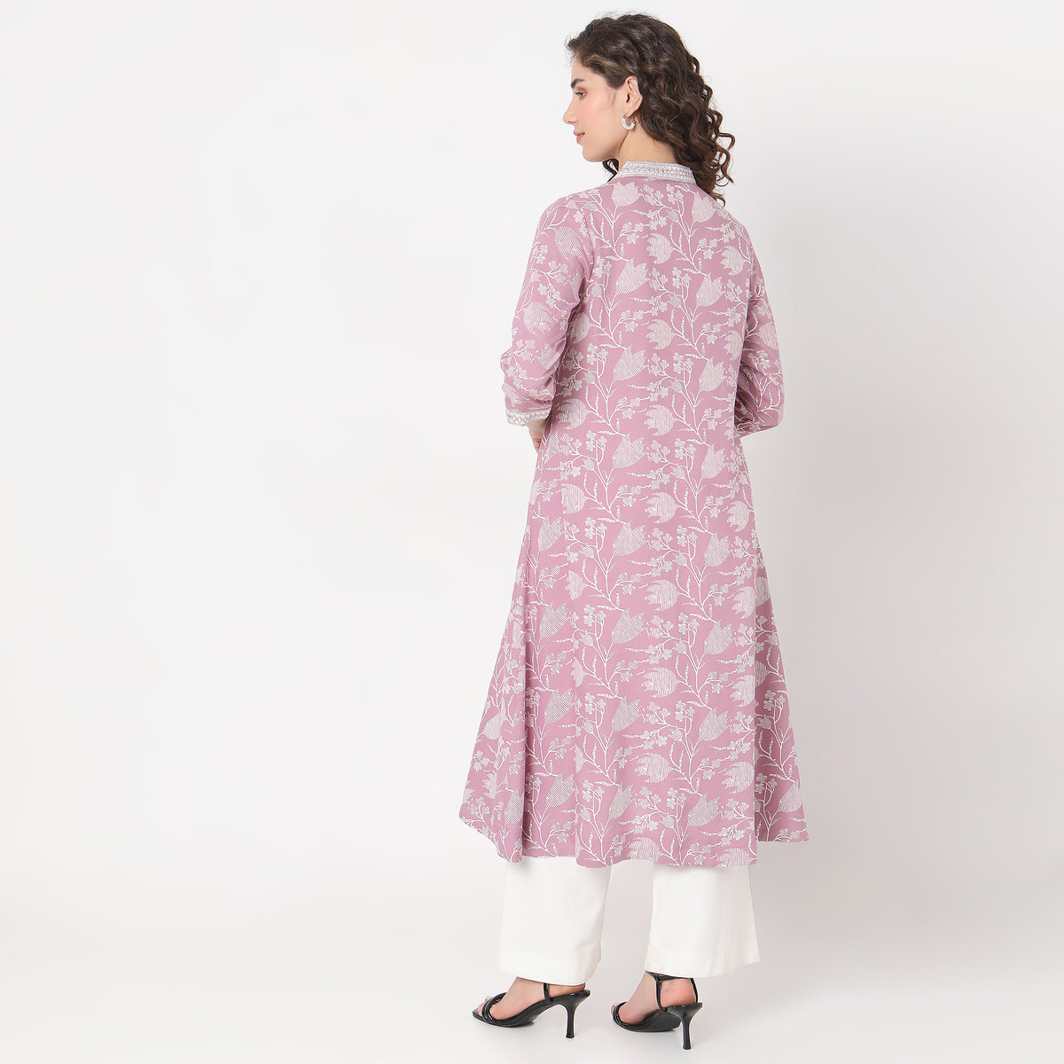 Flare Fit Printed Kurta