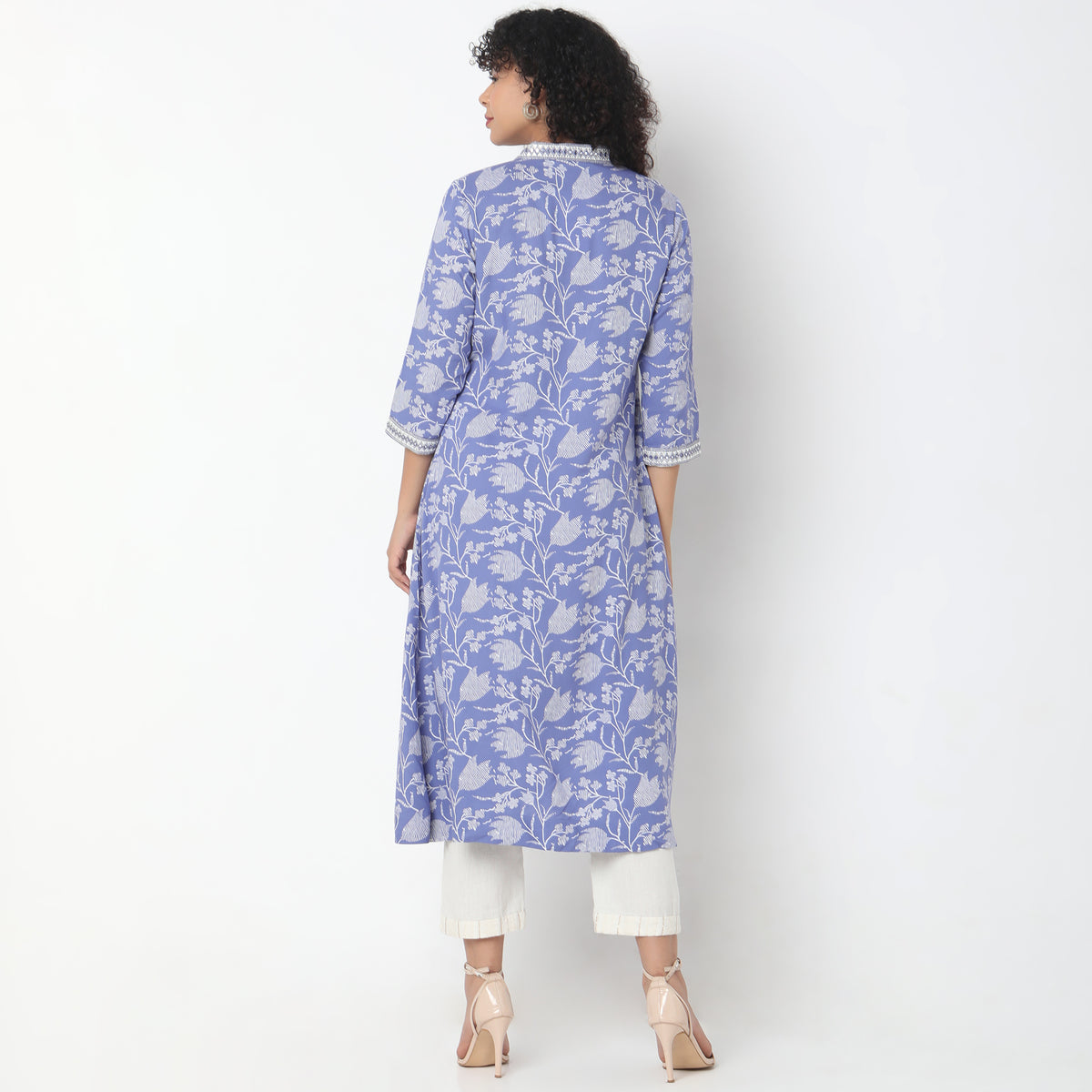 Flare Fit Printed Kurta