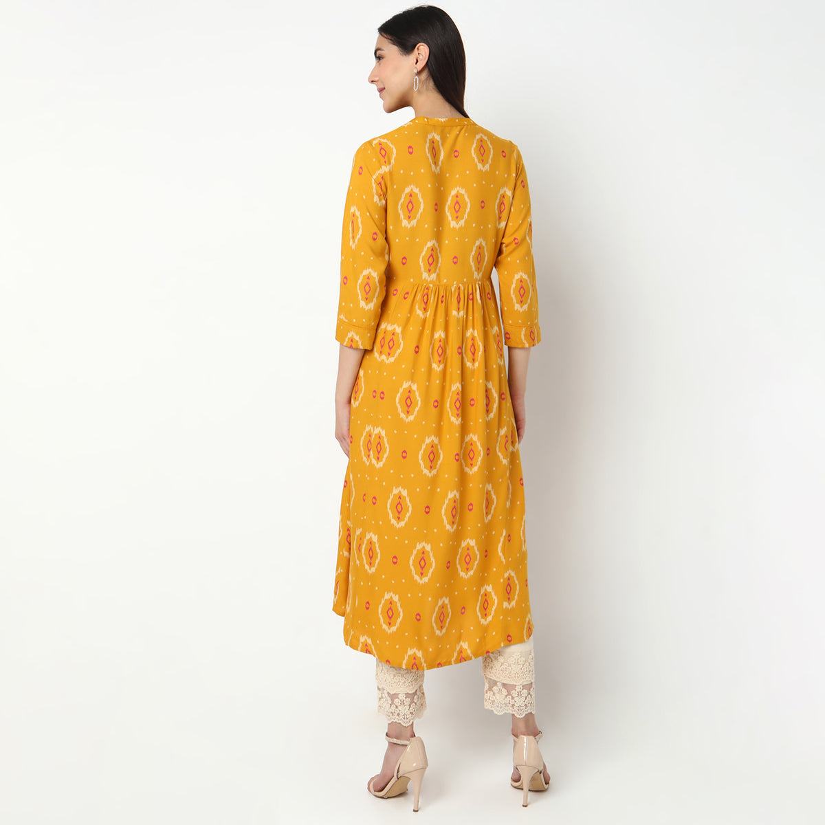 Flare Fit Printed Kurta