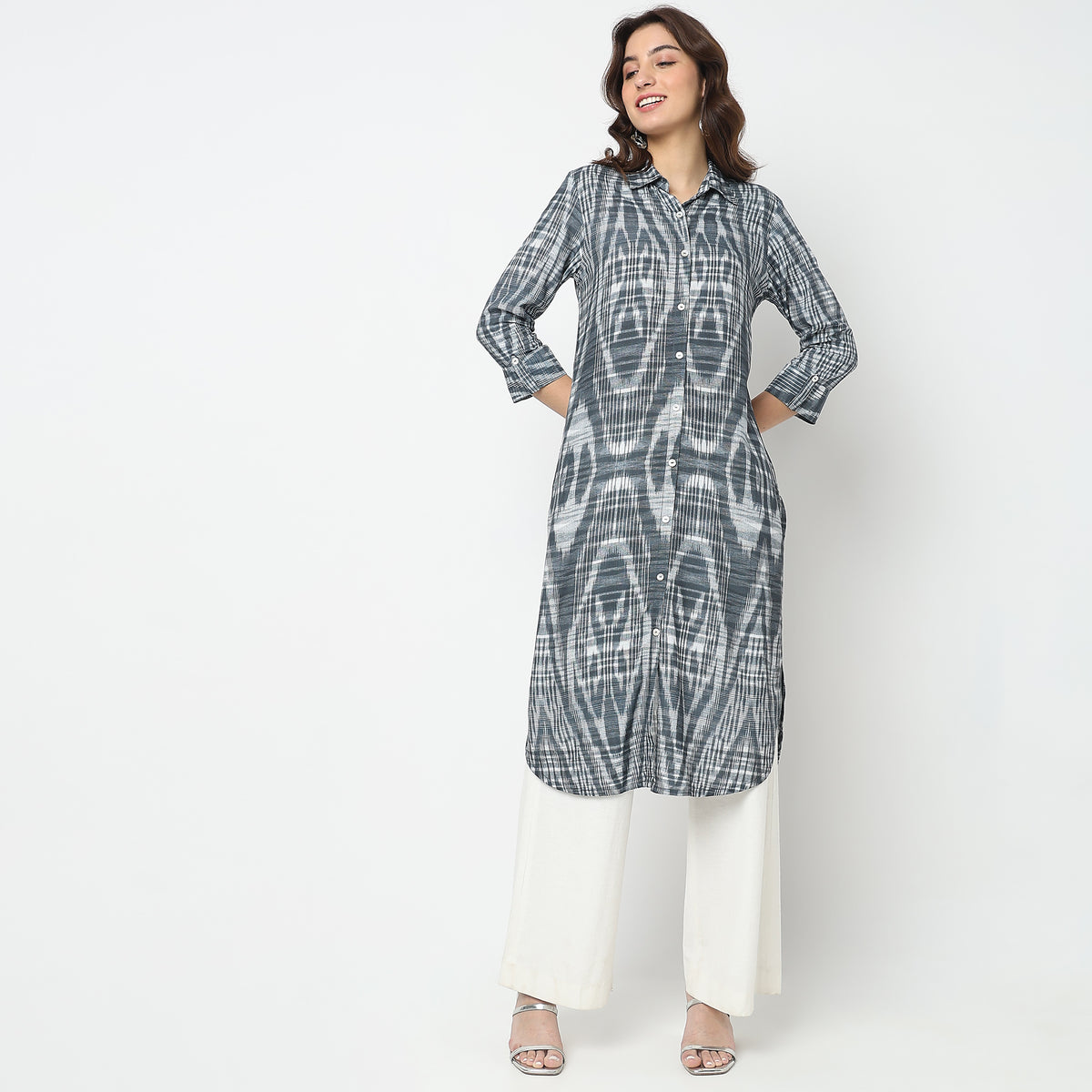 Straight Fit Printed Kurta