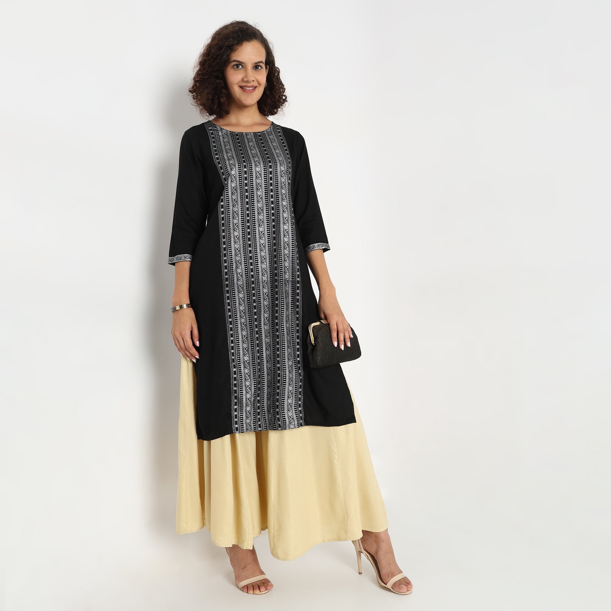 Flare Fit Solid Joggers