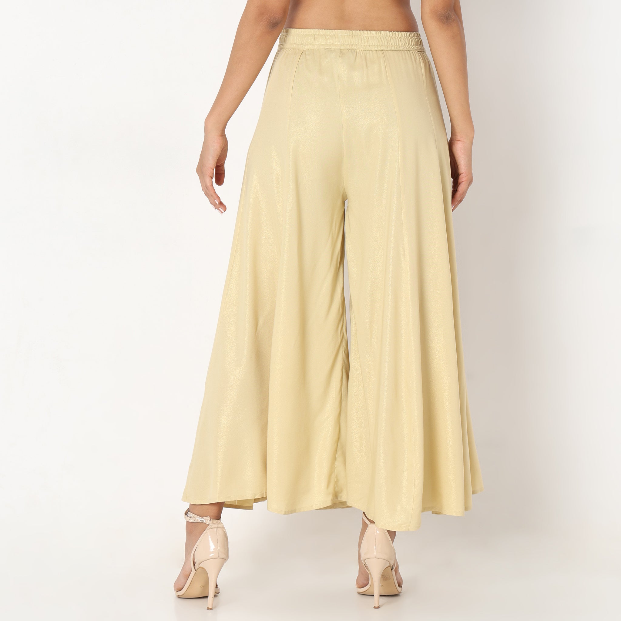 Golden Palazzo for Women in All Sizes - Forever Pretty Boutique