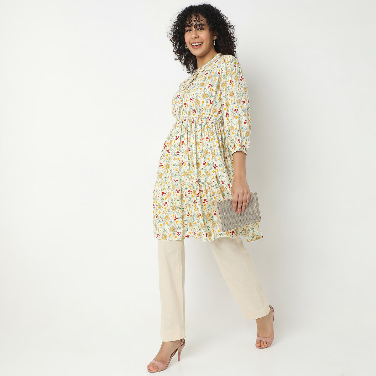 Regular Fit Printed Kurta