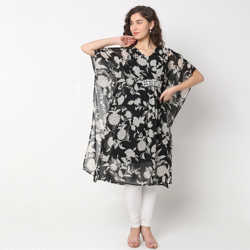 Boxy Fit Printed Kurta