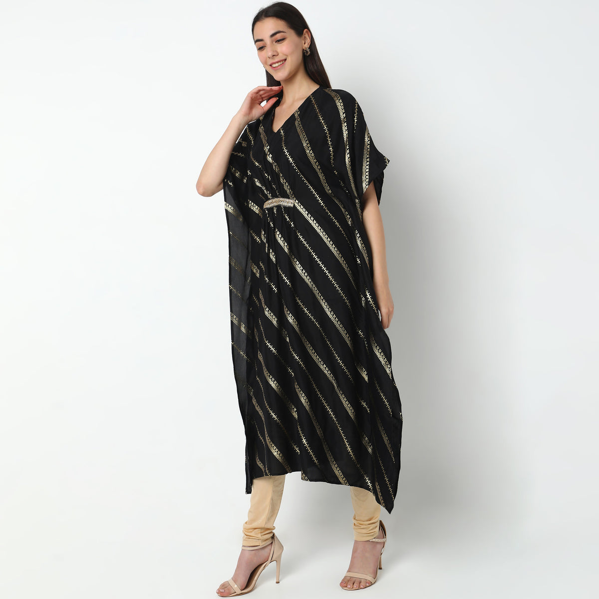 Boxy Fit Printed Kurta