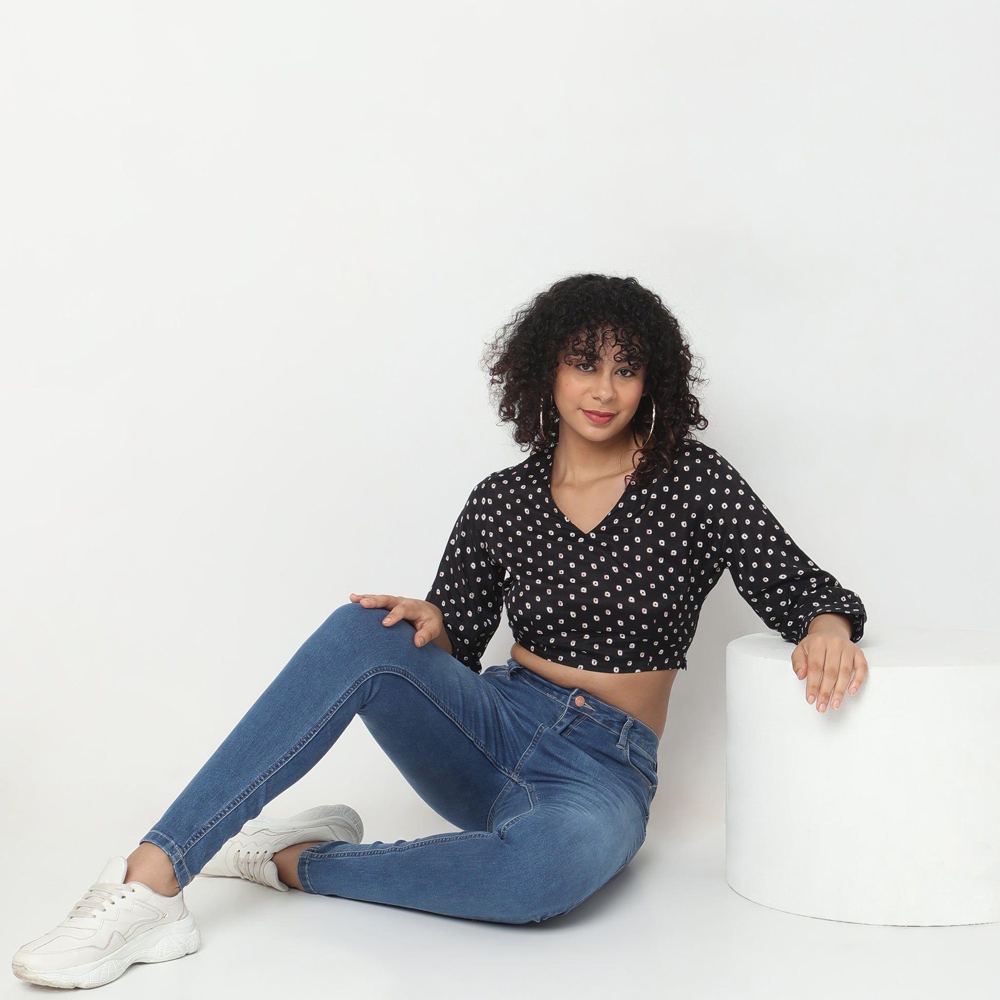 Straight Fit Printed Top