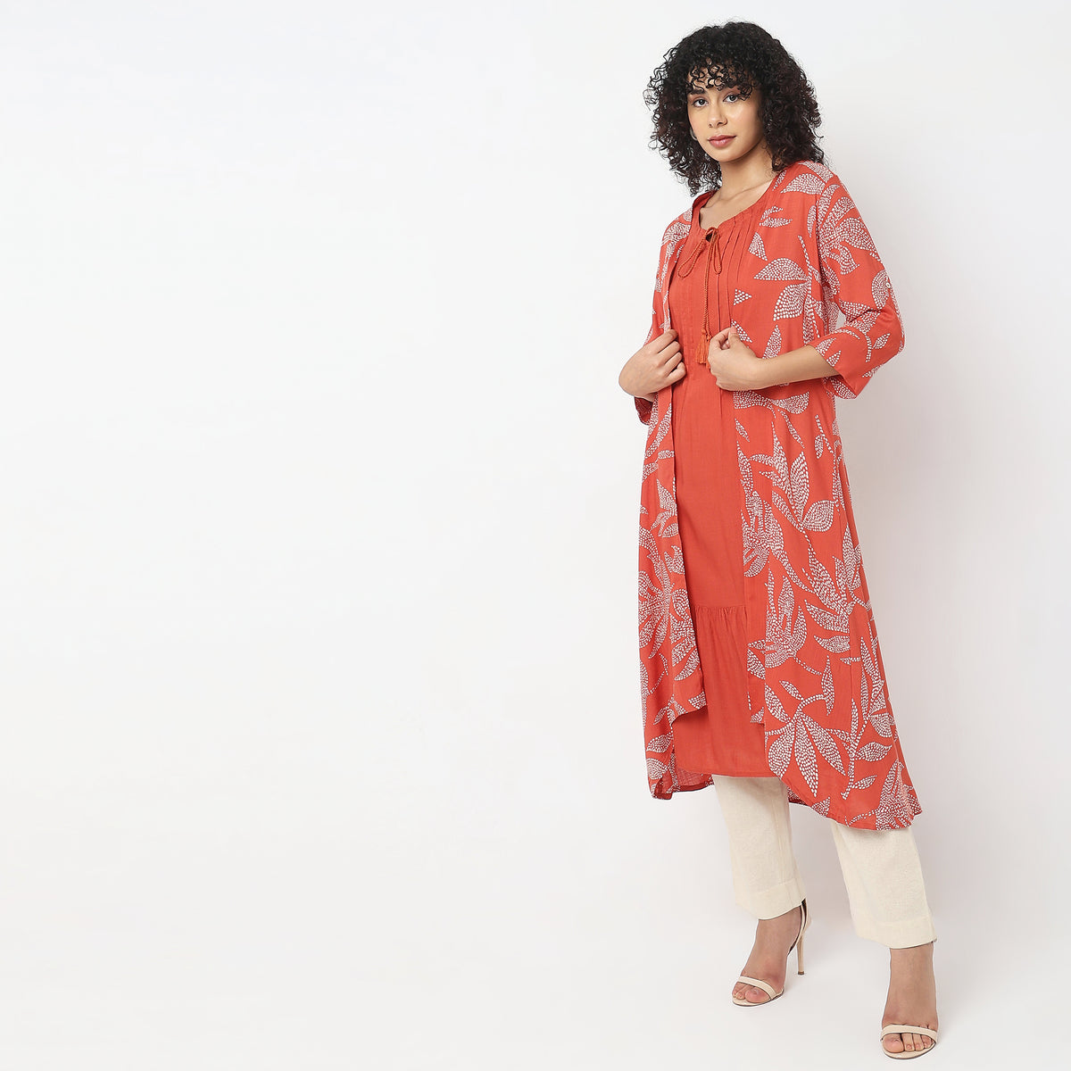 Straight Fit Printed Kurta