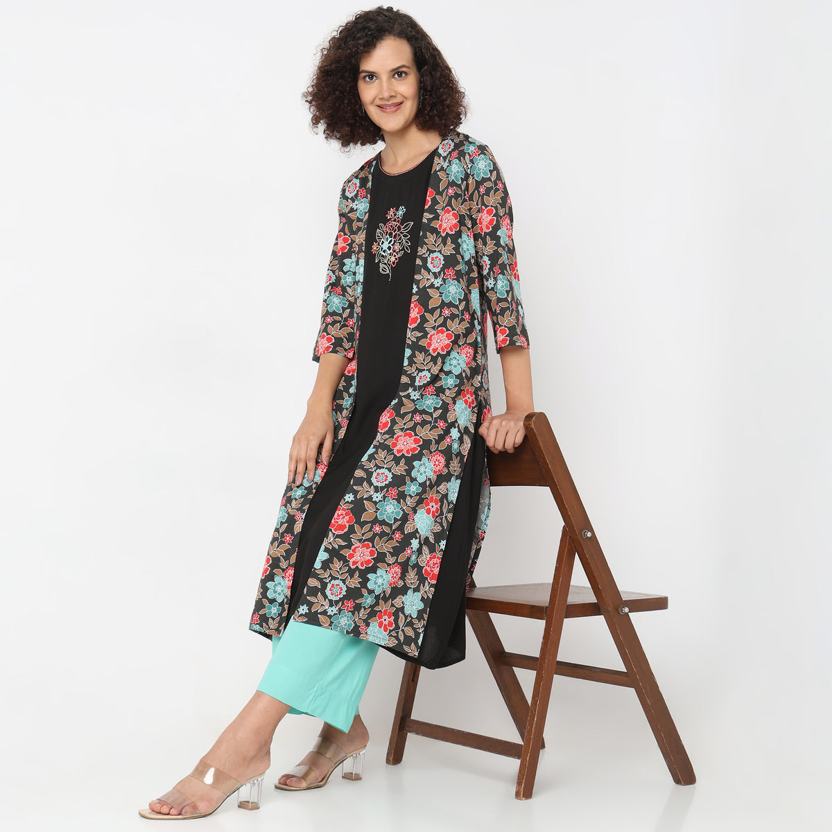 Straight Fit Printed Kurta