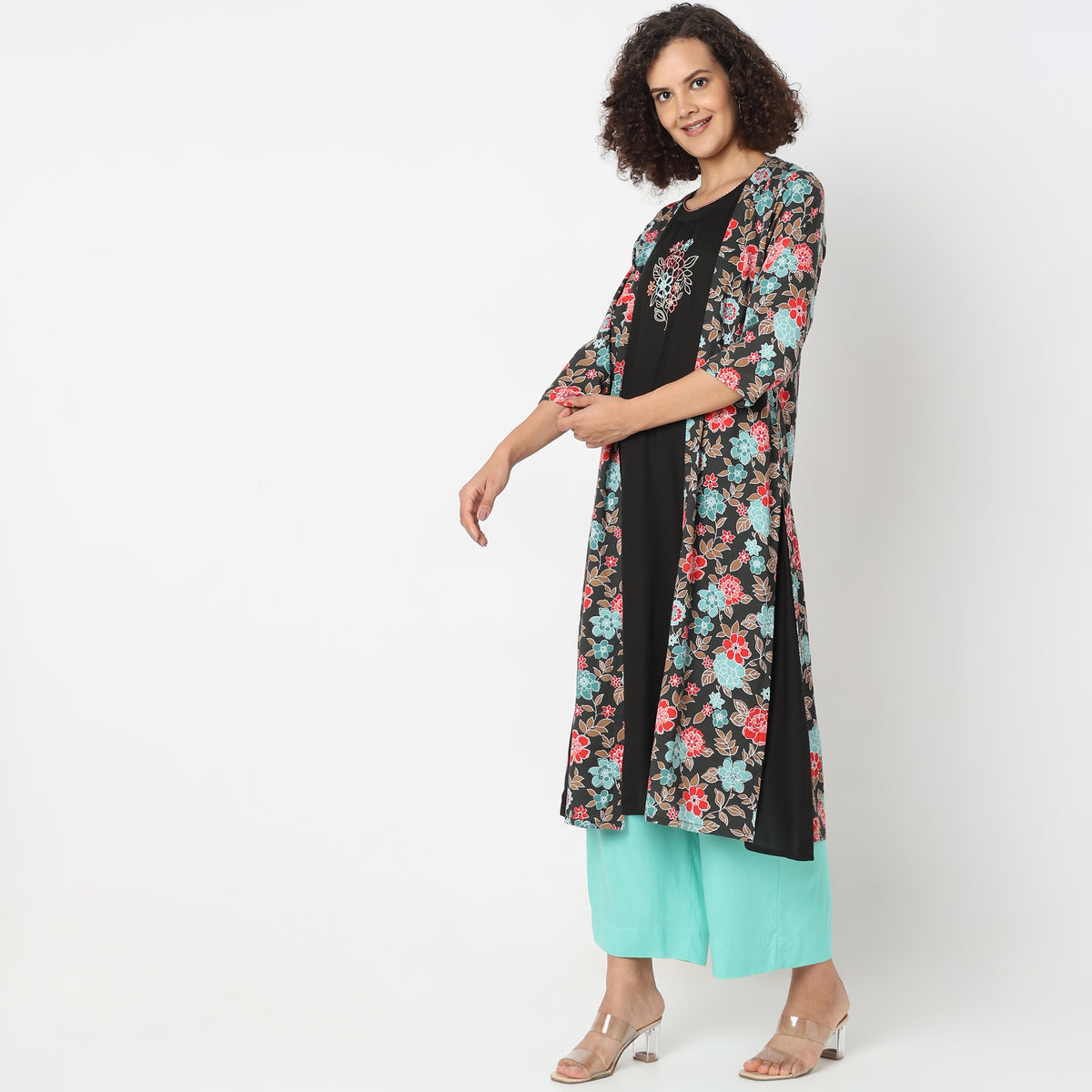 Straight Fit Printed Kurta