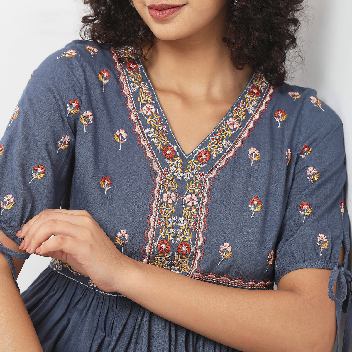 Flare Fit Printed Kurta