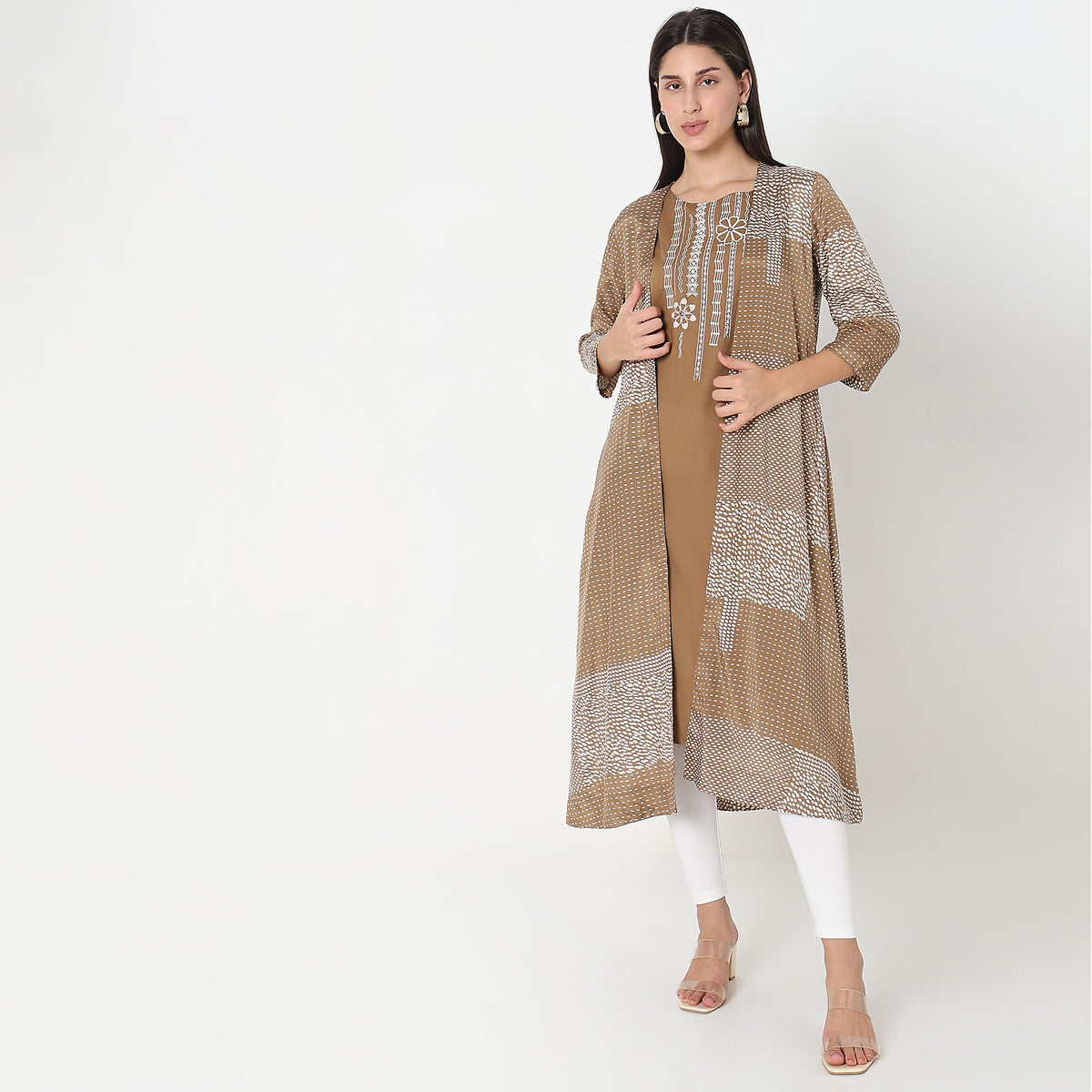 Straight Fit Printed Kurta