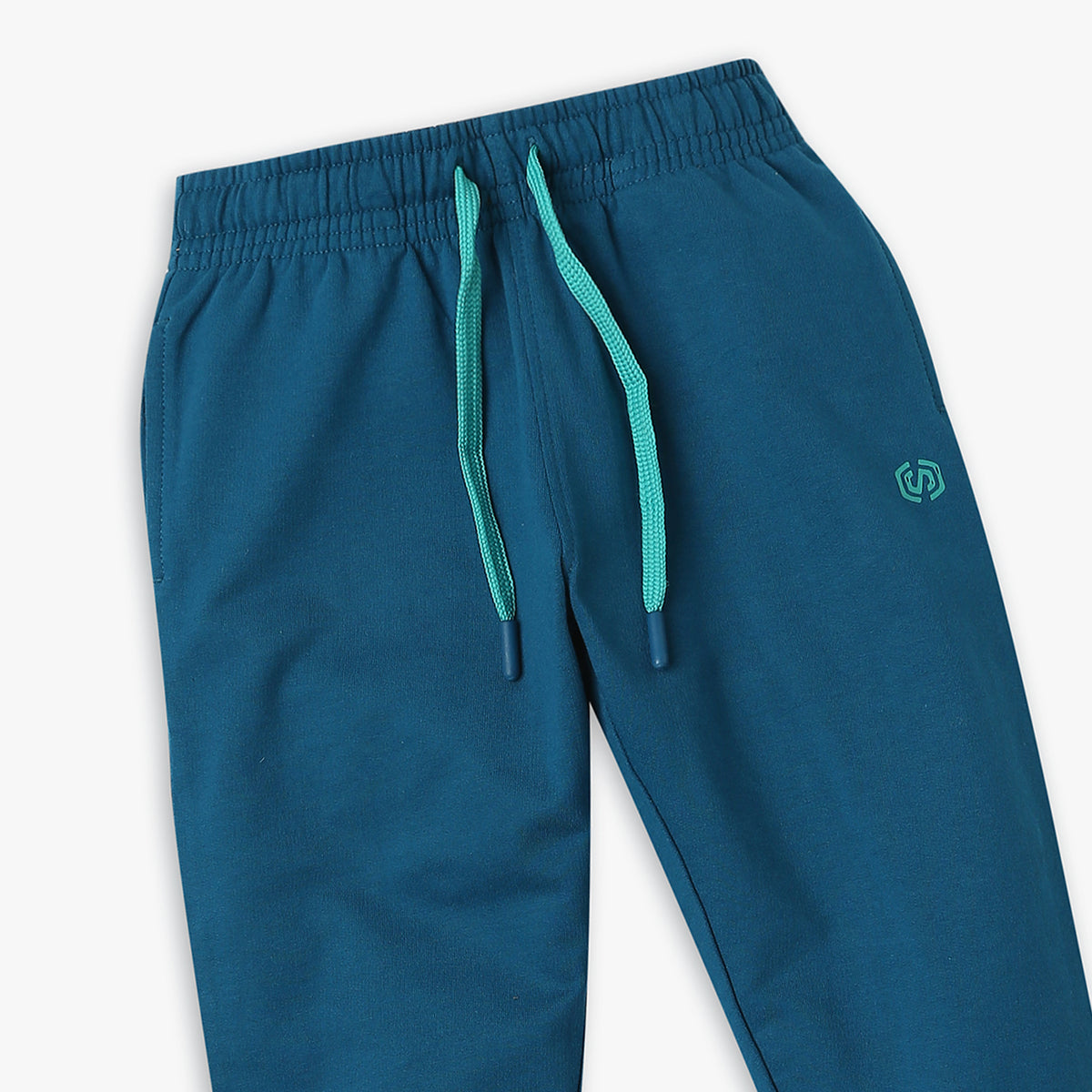 Boy's Regular Fit Solid Mid Rise Trackpants