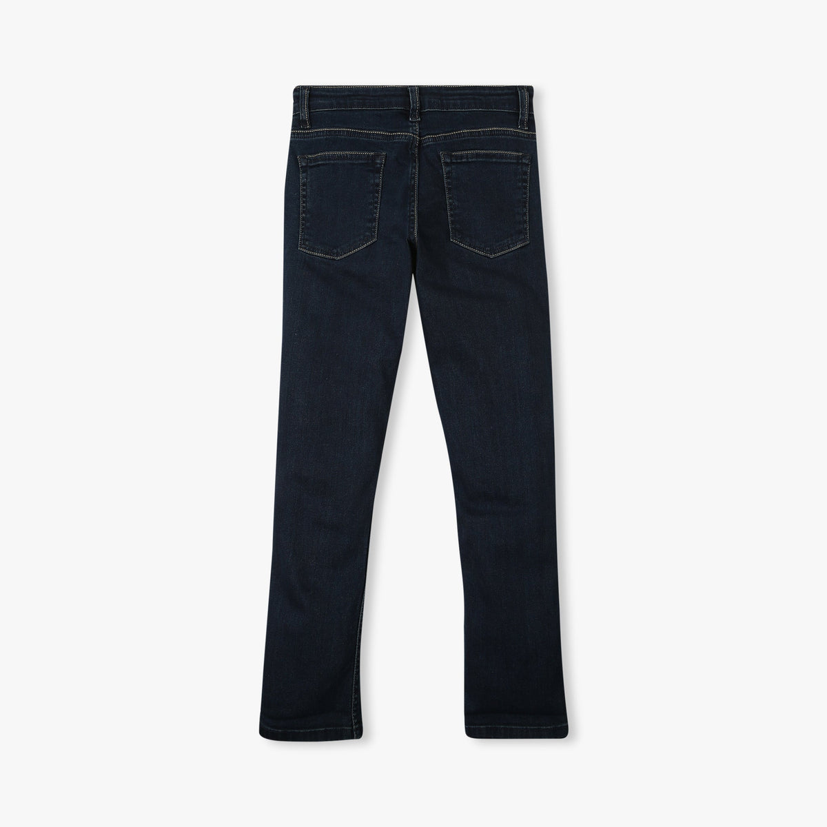 Boy's Regular Fit Solid Mid Rise Jeans