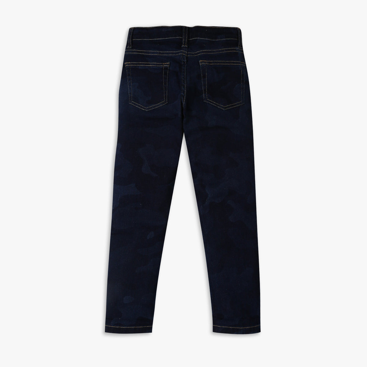 Boys Regular Fit Solid Mid Rise Jeans