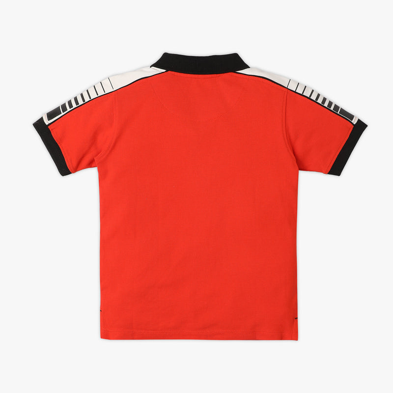 Boys Regular Fit Cut and Sew T-Shirt