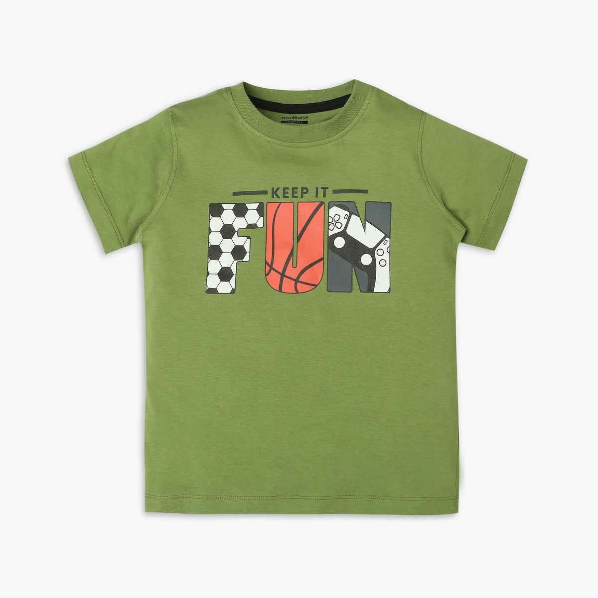 Boys Regular Fit Graphic T-Shirt