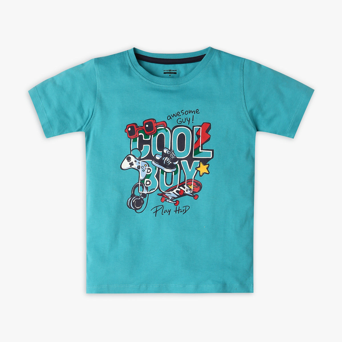 Boy's Regular Fit Graphic T-Shirt