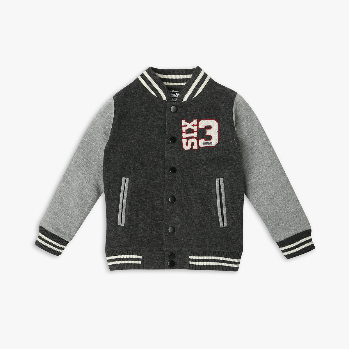 Boy's Regular Fit Graphic Jacket