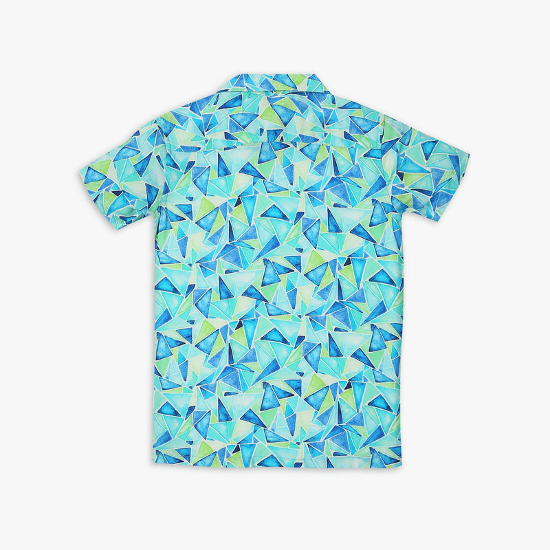 Boy's Regular Fit Printed Shirt