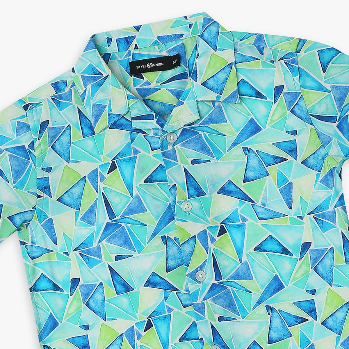 Boy's Regular Fit Printed Shirt