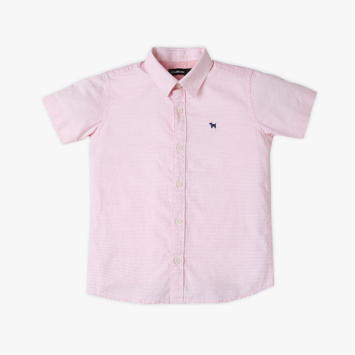 Boy's Regular Fit Striped Shirt