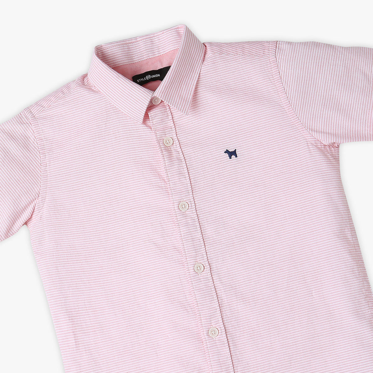 Boy's Regular Fit Striped Shirt