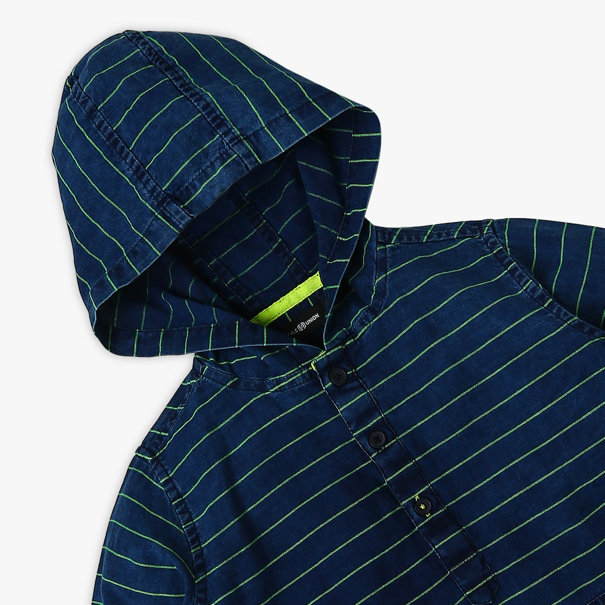 Boy's Regular Fit Striped Shirt