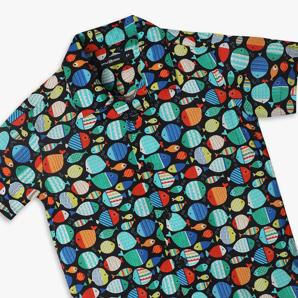 Boy's Regular Fit Printed Shirt