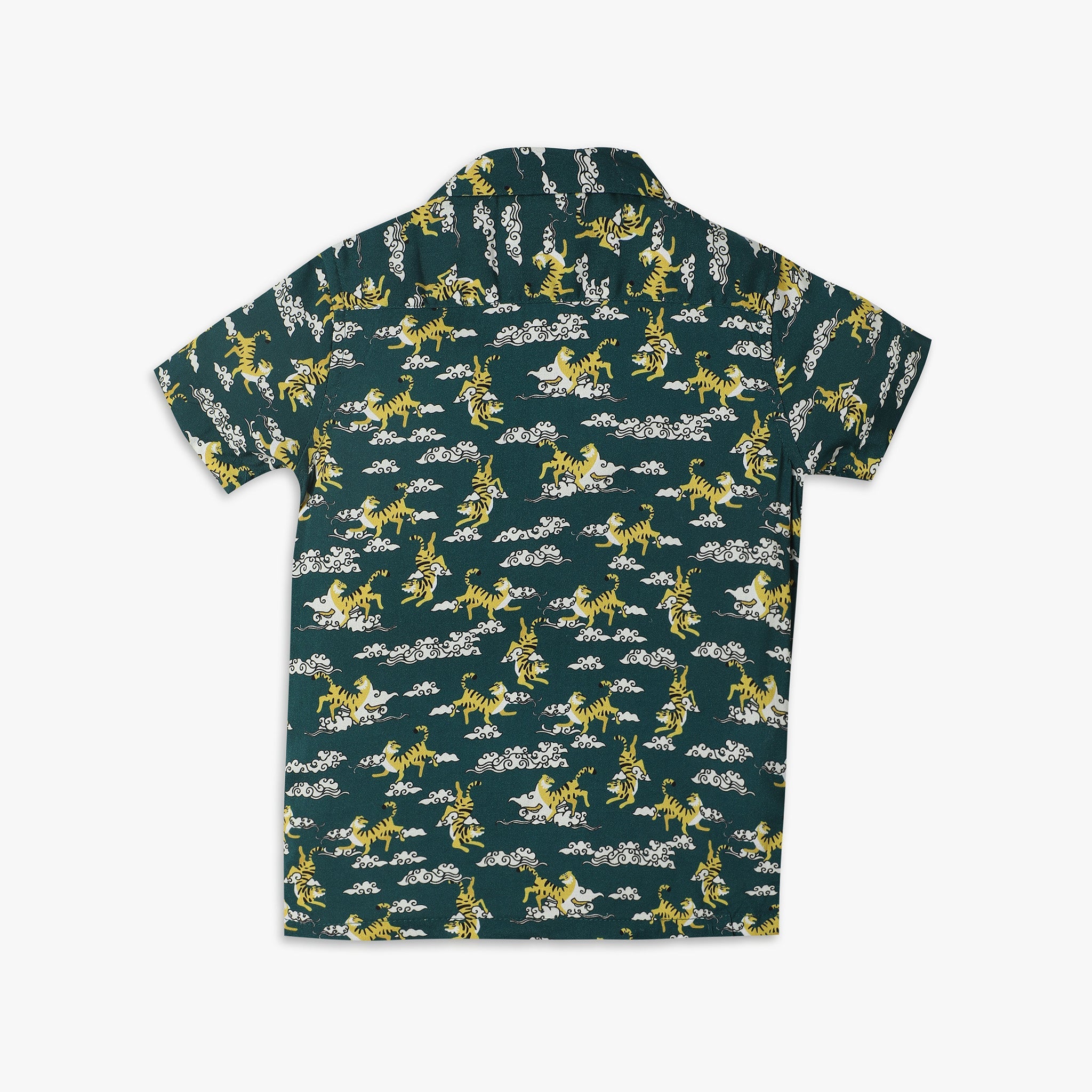 Boy's Regular Fit Printed Shirt